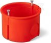 Puszka podtynkowa ONNLINE PRO PK-60F z wkrętami, czerwona, IP 20 0281-21